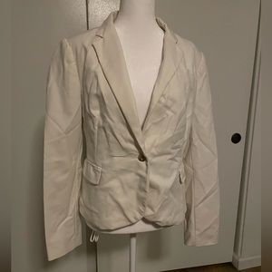 Forever 21 size large, off white blazer.